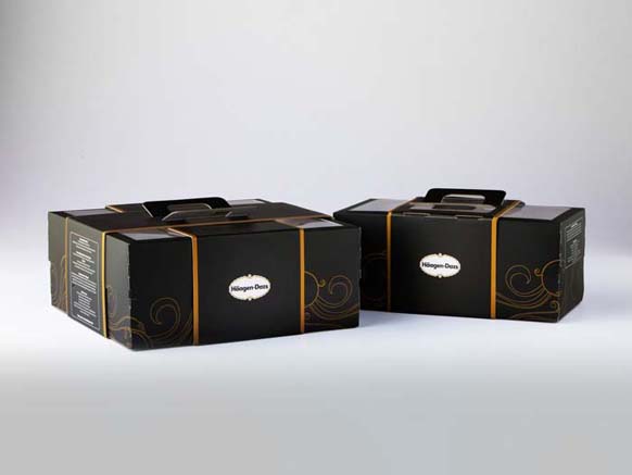 Haagan Daz Cake Box Packaging 1